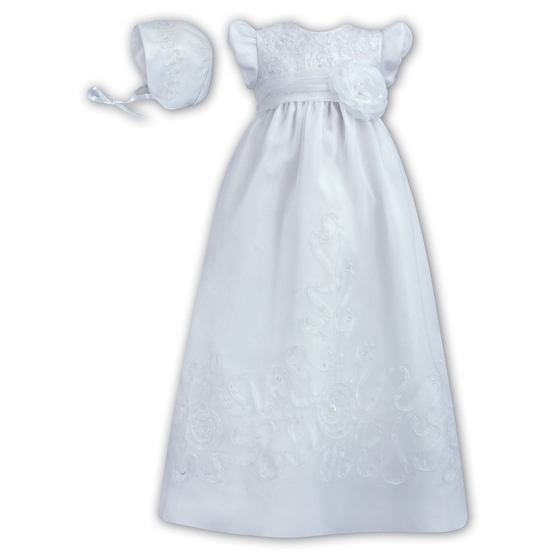 Sarah Louise Christening Robe & Bonnet - 185